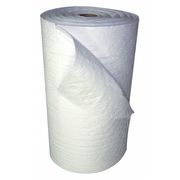 Oil-Dri Absorbent Roll, 36 gal, 30 in x 150 ft, Oil-Based Liquids, White, Polypropylene L90813