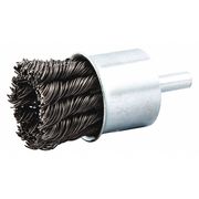 Zoro Select End Brush, Shank 1/4", Wire 0.020" dia., Wire Dia.: 0.02 in 66252838593
