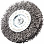 Zoro Select Wire Wheel Brush, 0.0118" dia. Wire 66252838800