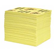 Spilltech Absorbent Pad, 31 gal, 15 in x 19 in, Universal, Yellow, Polypropylene YPZ200S-BX