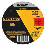 Dewalt 4-1/2" x .045" x 7/8" T1 5PK Flexvolt Cutting Wheel DWAFV845045B5