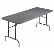 Iceberg Rectangle IndestrucTableÃ‚Â® Commercial Folding Table , Charcoal - 30" x 72", 30" W, 29" H 65527