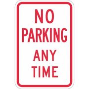 Lyle No Parking Any Time Sign, 18" x 12, T1-1070-EG_12x18 T1-1070-EG_12x18