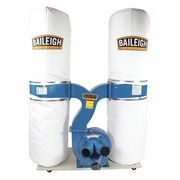 Baileigh Industrial Dust Collector, 2,300 CFM Max Flow, 3 hp, 1 Phase DC-2300B