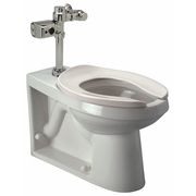 Zurn Flush Valve Toilet, 1.28 gpf, Flush Valve, Floor Mount, Elongated, White Z5645.186.00.00.00
