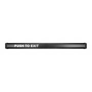 Securitron Push to Exit Bar, DPDT, SurfaceMounted, Blk EMB-BK