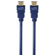 Speco Technologies HDMI Cable, 50 ft. L, Blue, Triple SHLD HDCL50