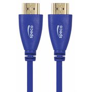 Speco Technologies HDMI Cable, 15 ft. L, Blue, Dual SHLD HDVL15