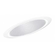 Juno Lighting Sloped Recessed Trim, 6in, White Baffle 604 WWH