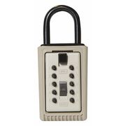Kidde Lock Box, Clay, Portable, PushButton, 3 Keys 1404