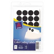 Avery Avery® Black Color Coding Labels 5459, 3/4" Round, Pack of 1008 727825459
