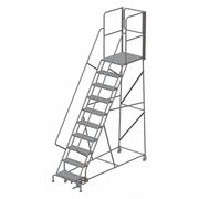 Tri-Arc 142 in H Steel Rolling Ladder, 10 Steps KDSR110246-XR