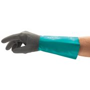 Ansell 14" Chemical Resistant Gloves, Nitrile, 8, 1 PR 58-535B