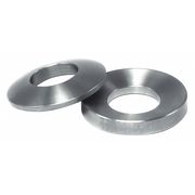 Zoro Select Spherical Washer, Fits Bolt Size 3/8 in, 5/16 in; 3/8 in 18-8 Stainless Steel, Plain Finish Z9454SETSS