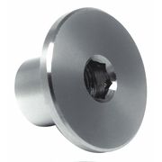 ZORO SELECT Binding Barrel, 3/8"-16, 3 in Brl Lg, 1/2 in Brl Dia, Stainless Steel Plain Z1538