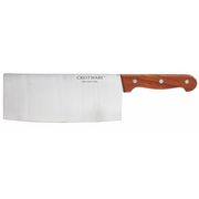 Crestware Cleaver, Straight, 8 in. L, Wood KN320