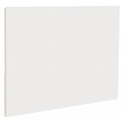 Crestware Cutting Board, 24 in.L, White, Polyethylene PCB1824