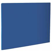 Crestware Cutting Board, 24 in. L, Blue, Polyethylene PCB1824B