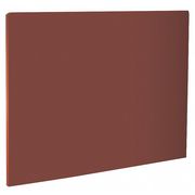 Crestware Cutting Board, 20 in.L, Brown, Polyethylene PCB1520BR