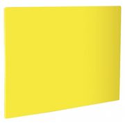 Crestware Cutting Board, 20 in. L, Yllw, Polyethylene PCB1520Y