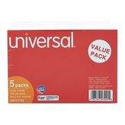Universal One 4" x 6" Unruled Index Cards, Pk500 UNV47225