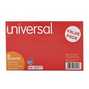 Universal One 5" x 8" Unruled Index Cards, Pk500 UNV47245