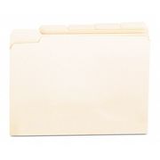 Universal One Top Tab File Folder, 1/2, Manila, PK100 UNV12115