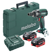 Metabo 18V 1/2" SSW18 LTX 400 BL 2x 5.5Ah LiHD kit