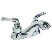 Dominion Faucets Manual 4" Mount, 2 Hole Mid Arc Bathroom Faucet, Chrome 77-1190