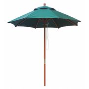 Zoro Select Market Umbrella, 7 ft., Forest Green 45MV57