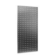 Triton Products (2) 18 In. W x 36 In. H Stainless Steel 18-Gauge Square Hole Pegboards Mounting Hardware LB18-S