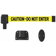 Banner Stakes Belt Barrier, Caution Do Not Enter PL4108