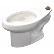 Kohler Toilet Bowl, 1.1 to 1.6 gpf, Flushometer, Floor Mount Mount, Elongated, White K-96057