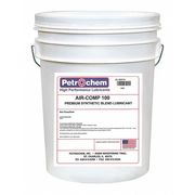 Petrochem Compressor Oil, 5 gal., Pail, Synthetic Oil AIR-COMP 100-005