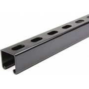 Zoro Select Strut Channel, 5 ft. L, Blk Painted Steel FS-200SS FBK 60.00