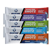 Overtime Sugar Free Shotz, Electrolyte Drink Mix, 16.9 oz, Assorted Flavors, 400 Pack 55-SINGLE SERVE