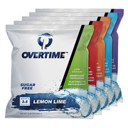 Overtime Electrolyte Drink Mix, 7.05, Mix Powder, Sugar Free, Assorted Flavors, 35 PK 60-POUCH