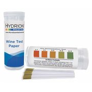 Hydrion Test Strips, Detects pH, 2-3/4" L, 1/4" W WN-56