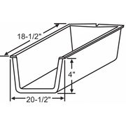 Zoro Select Drawer Insert, 20-1/2" W x 18-1/2" D 45-90