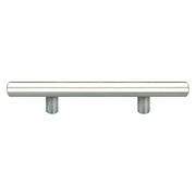 Zoro Select Cabinet Pull, Oval Shape, Stainless Steel 45-356SS