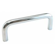 Zoro Select Cabinet Pull, Oval Shape, Zinc 900-17421-2