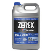 Zerex Antifreeze Coolant, Blue, 1 gal. Sz, 7.5 pH 861398