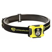 Streamlight Headlamp, 200/75/25 lm, Yellow Body, LED 61421