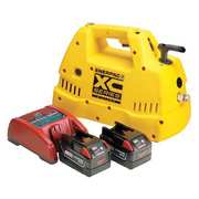 Enerpac Hydraulic Pump, Battery Operated, 0.5 hp, Class H Nema Motor, 10,000 psi Max Pressure XC1202MB