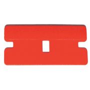 Keysco Tools Scraper Blade, Stiff, 1-1/2", Plastic, PK100 77239