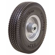 Marastar Flat Free Wheel, Polyurethane, 150 lb, Gray 33102