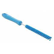 Vikan 7/8 in W Tube and Pipe Brush, Stiff, 6 1/2 in L Handle, 5 3/4 in L Brush, Blue 53603