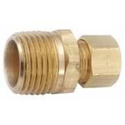 Zoro Select 5/8" Compression x MNPT Low Lead Brass Connector 700068-1008