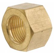 Zoro Select 1/4" Compression Low Lead Brass Nut 700061-04