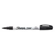 Sharpie Paint Marker, Fine Point, Black, PK12 35534